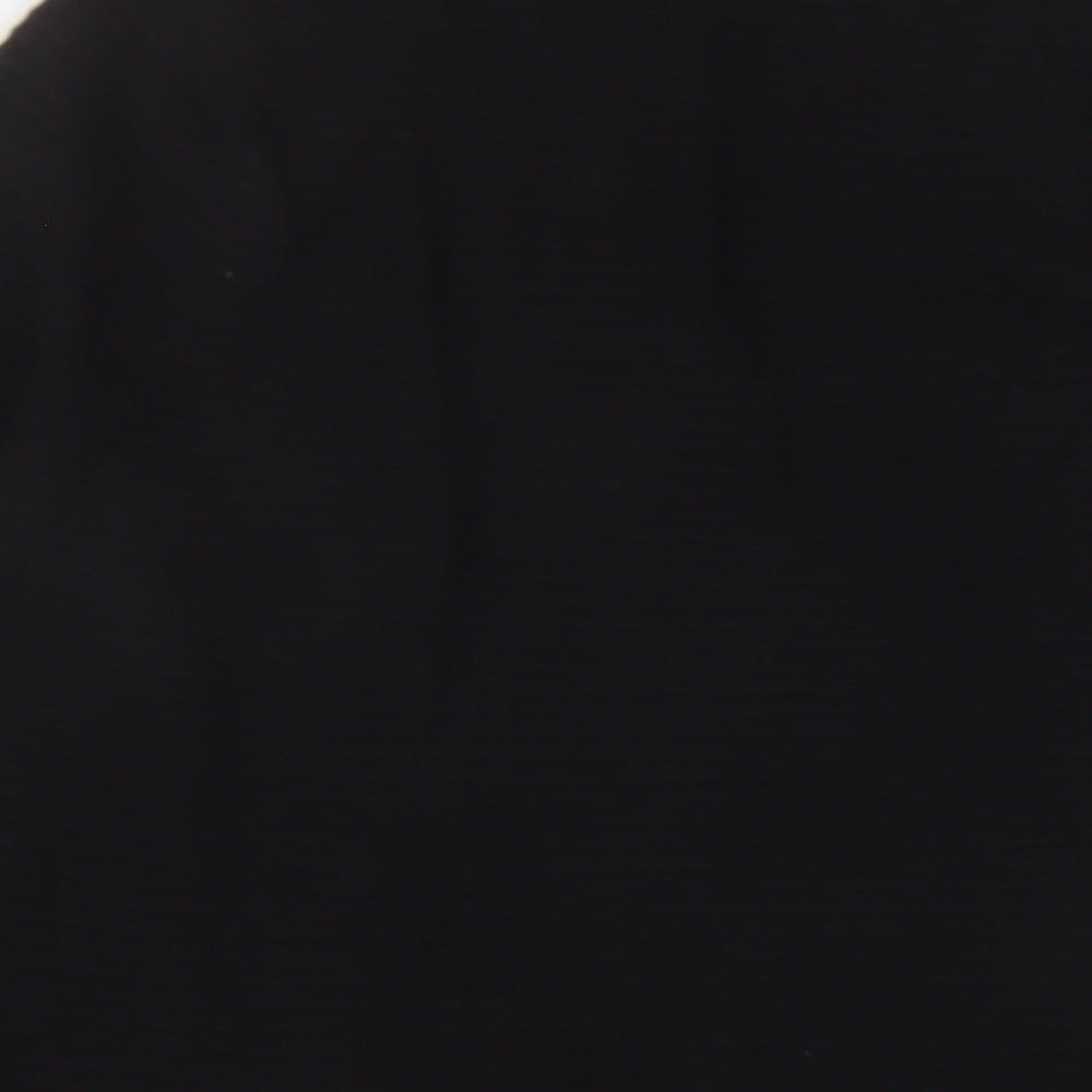Marks and Spencer Womens Black Round Neck Viscose Pullover Jumper Size 18
