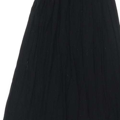 Divided by H&M Womens Black Viscose Maxi Size S Scoop Neck Pullover