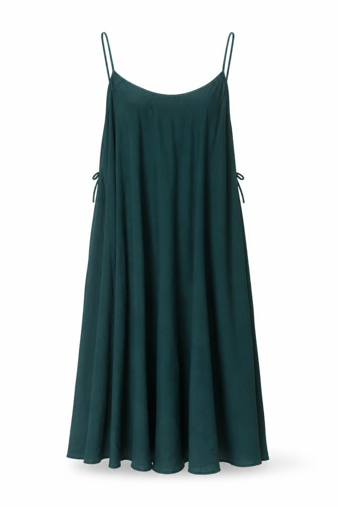 Mango Womens Green Polyester A-Line Size XS Scoop Neck Pullover