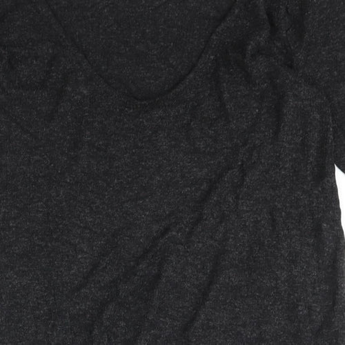 ASOS Womens Black Boat Neck Viscose Pullover Jumper Size 10