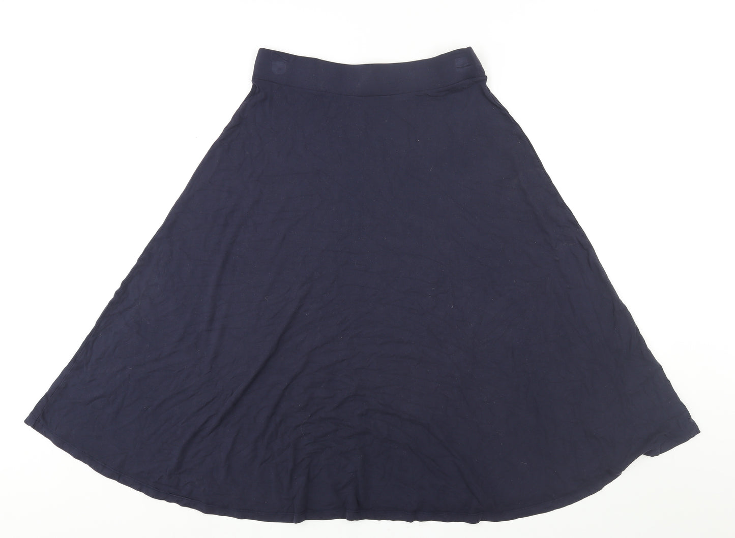 Boden Womens Blue Viscose A-Line Skirt Size 12