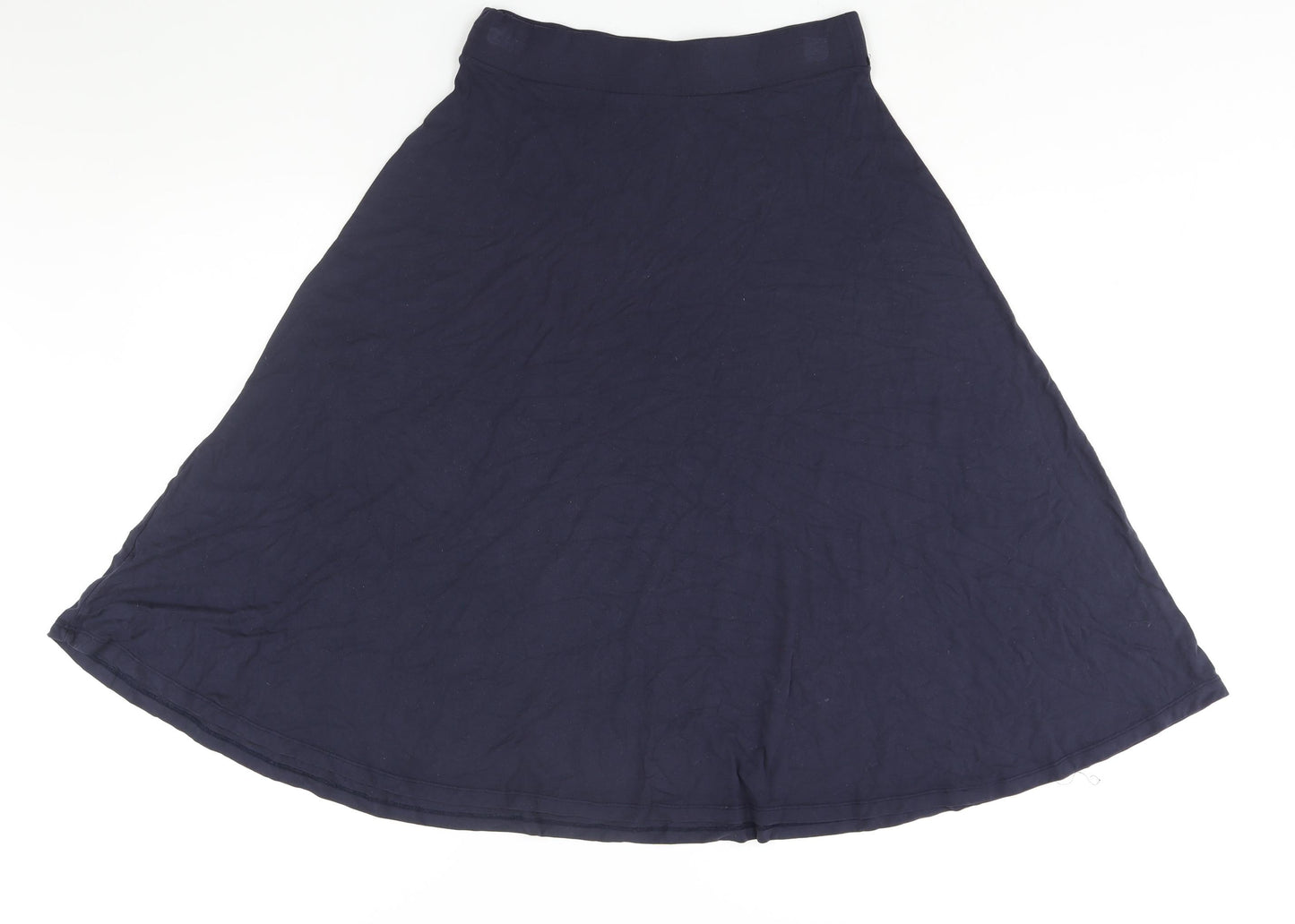Boden Womens Blue Viscose A-Line Skirt Size 12