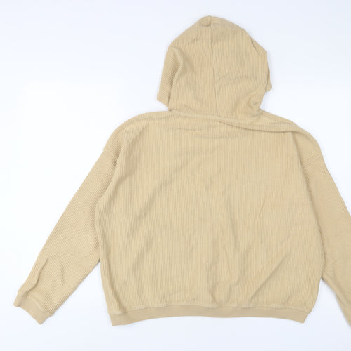 Aerie Womens Beige Cotton Pullover Hoodie Size M Pullover