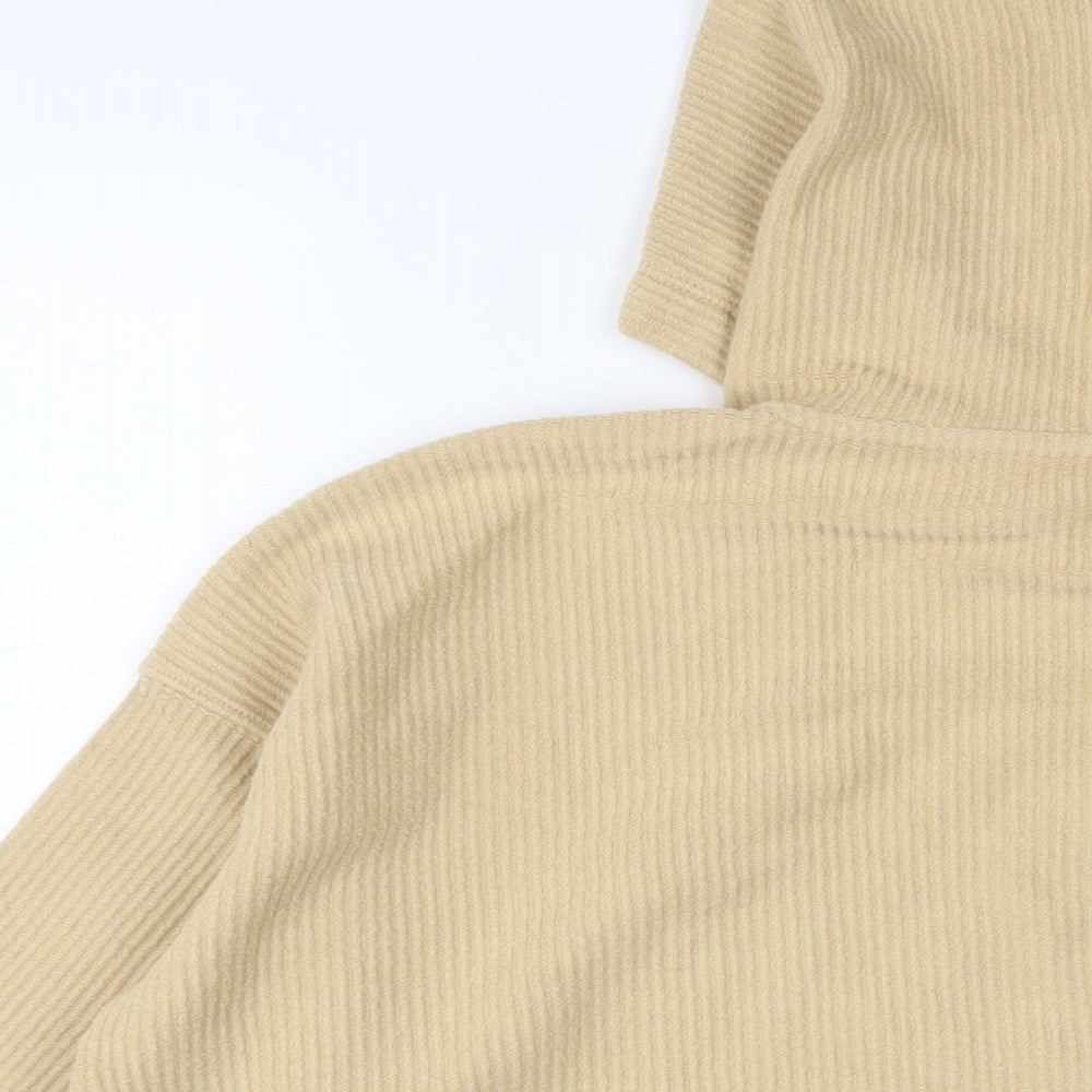 Aerie Womens Beige Cotton Pullover Hoodie Size M Pullover