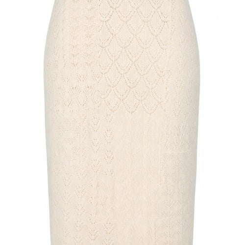 Marks and Spencer Womens Beige Acrylic A-Line Skirt Size M