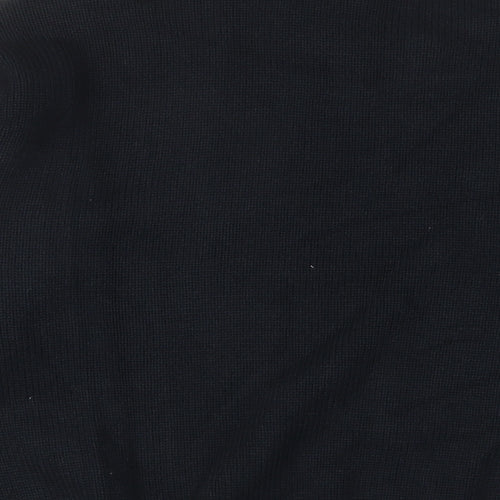 Marks and Spencer Womens Black V-Neck Cotton Pullover Jumper Size M