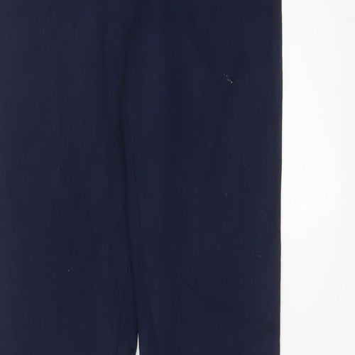 Marks and Spencer Womens Blue Vinyl Capri Leggings Size 8 L28 in