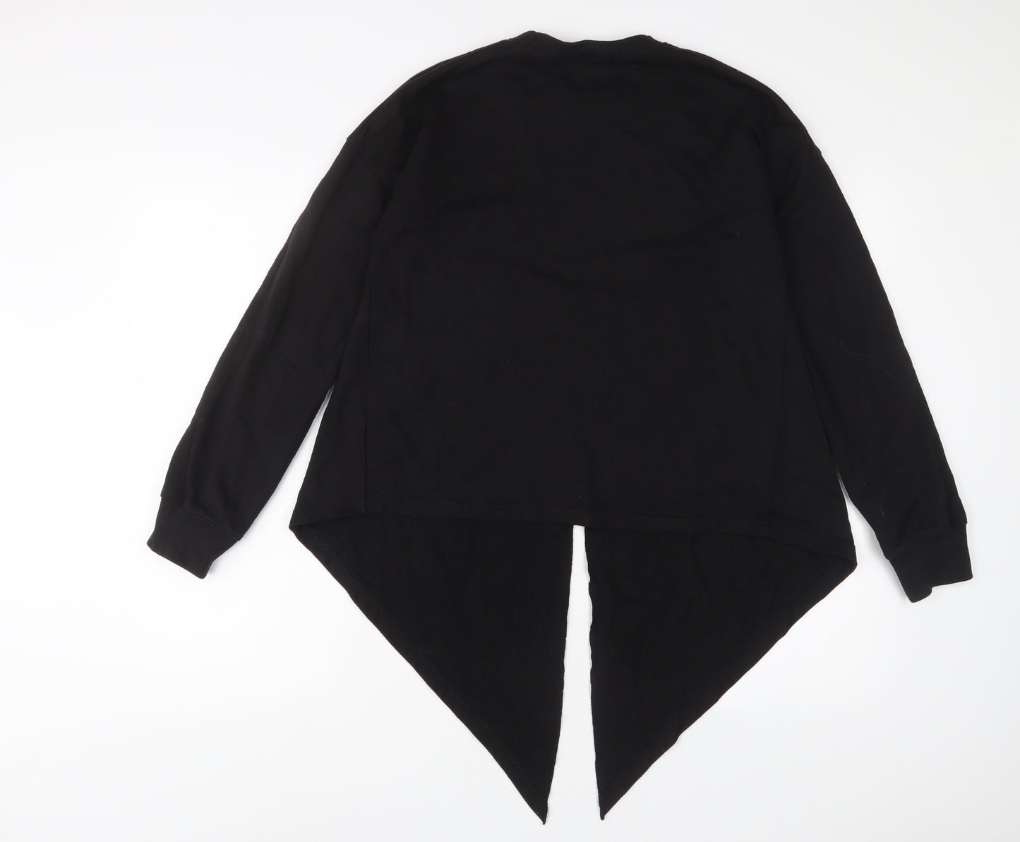 Missguided Womens Black Polyester Pullover Sweatshirt Size 8 Pullover