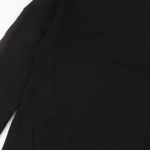 Missguided Womens Black Polyester Pullover Sweatshirt Size 8 Pullover