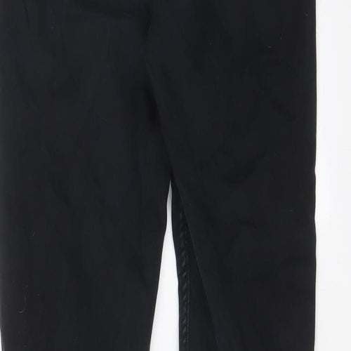 Marks and Spencer Womens Black Cotton Skinny Jeans Size 10 L28 in Regular Zip