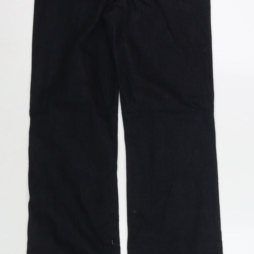 Autograph Womens Blue Cotton Bootcut Jeans Size 8 L31 in Regular Zip