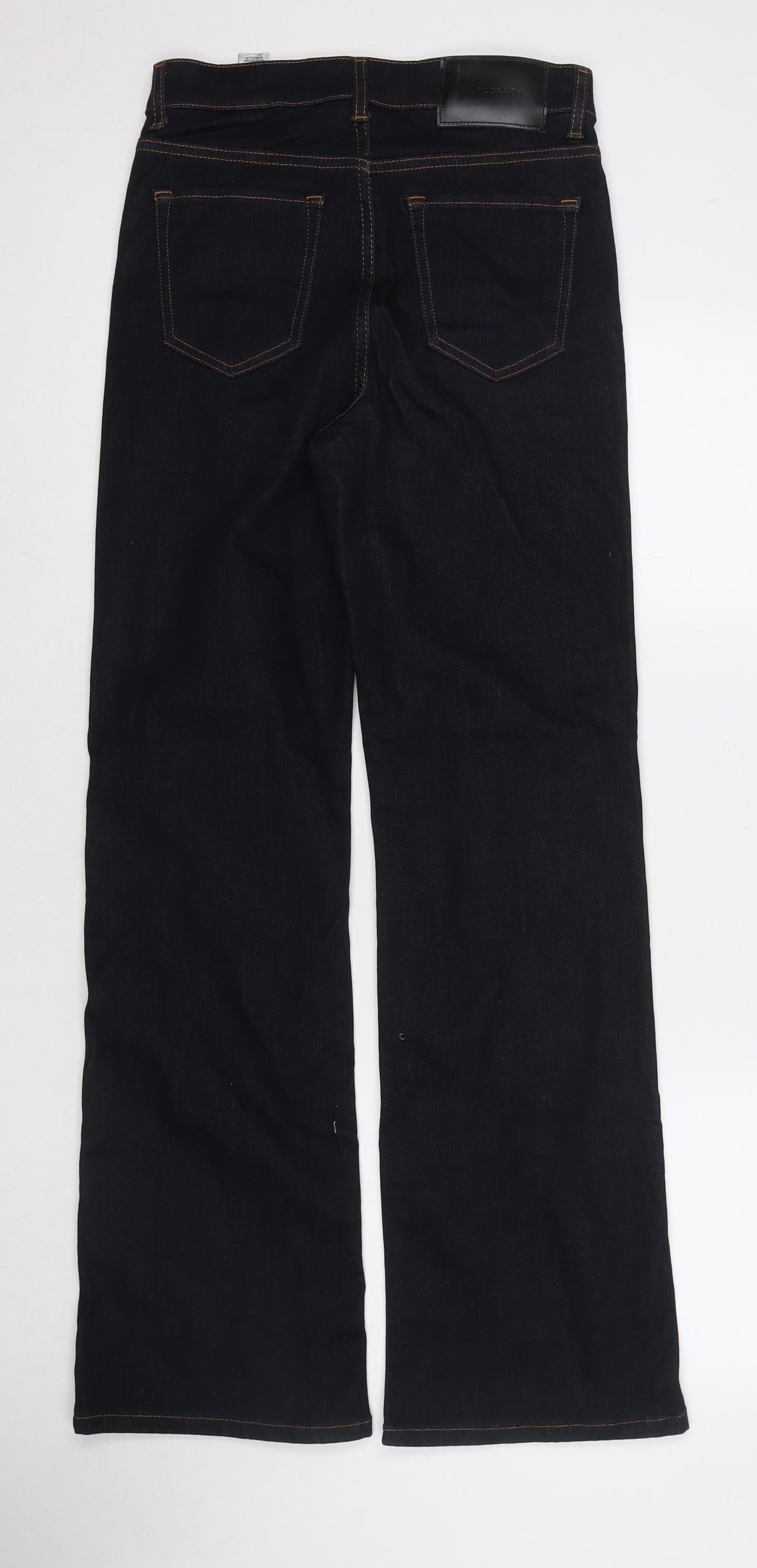 Autograph Womens Blue Cotton Bootcut Jeans Size 8 L31 in Regular Zip