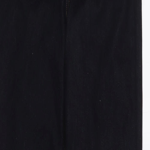 Autograph Womens Blue Cotton Bootcut Jeans Size 8 L31 in Regular Zip