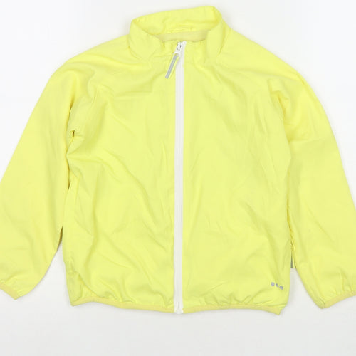 John Lewis Girls Yellow Jacket Size 6 Years Zip