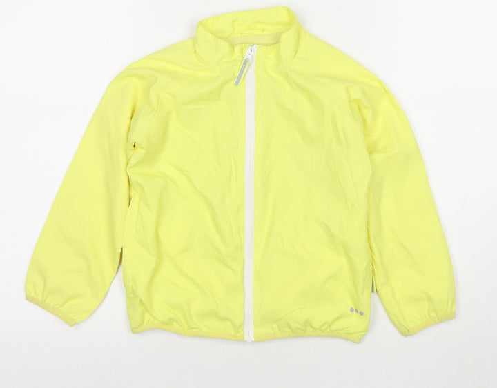 John Lewis Girls Yellow Jacket Size 6 Years Zip