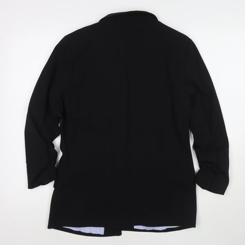 Only Womens Black Jacket Blazer Size 14