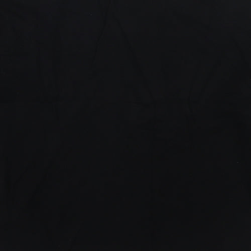 Marks and Spencer Womens Black Round Neck Viscose Pullover Jumper Size 14