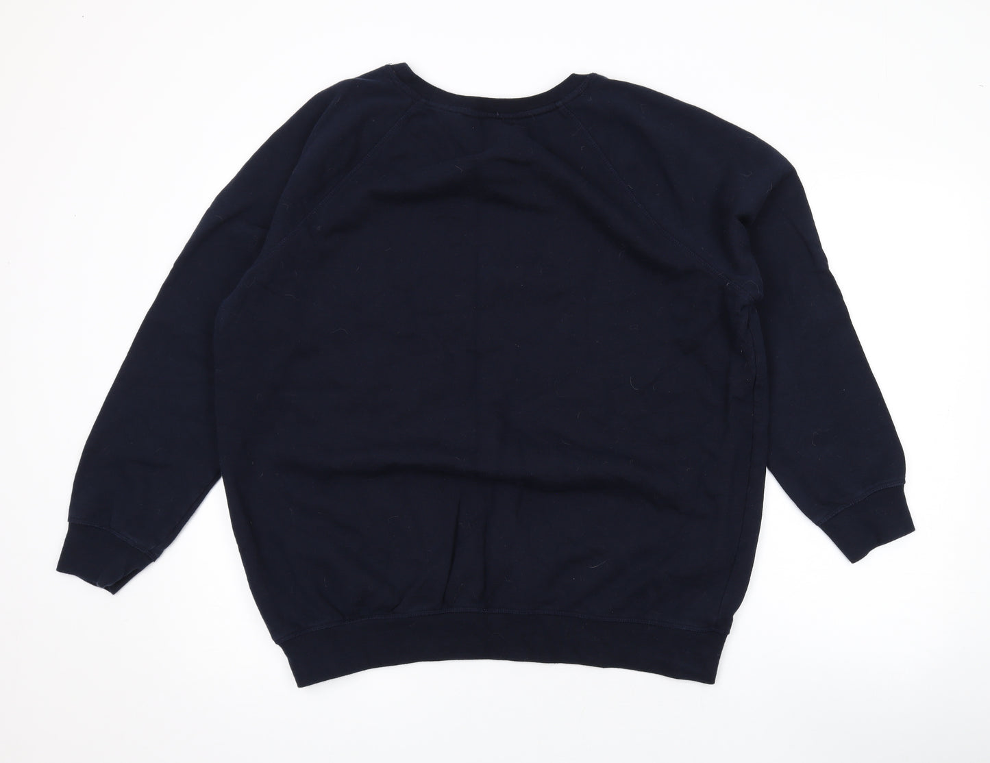 NEXT Womens Blue Cotton Pullover Sweatshirt Size L Pullover