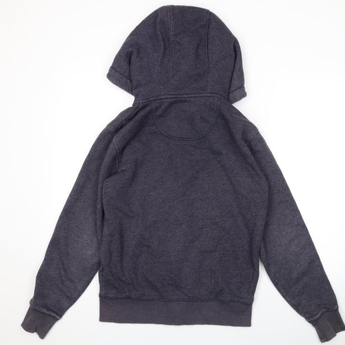 SoulCal&Co Mens Grey Cotton Full Zip Hoodie Size M