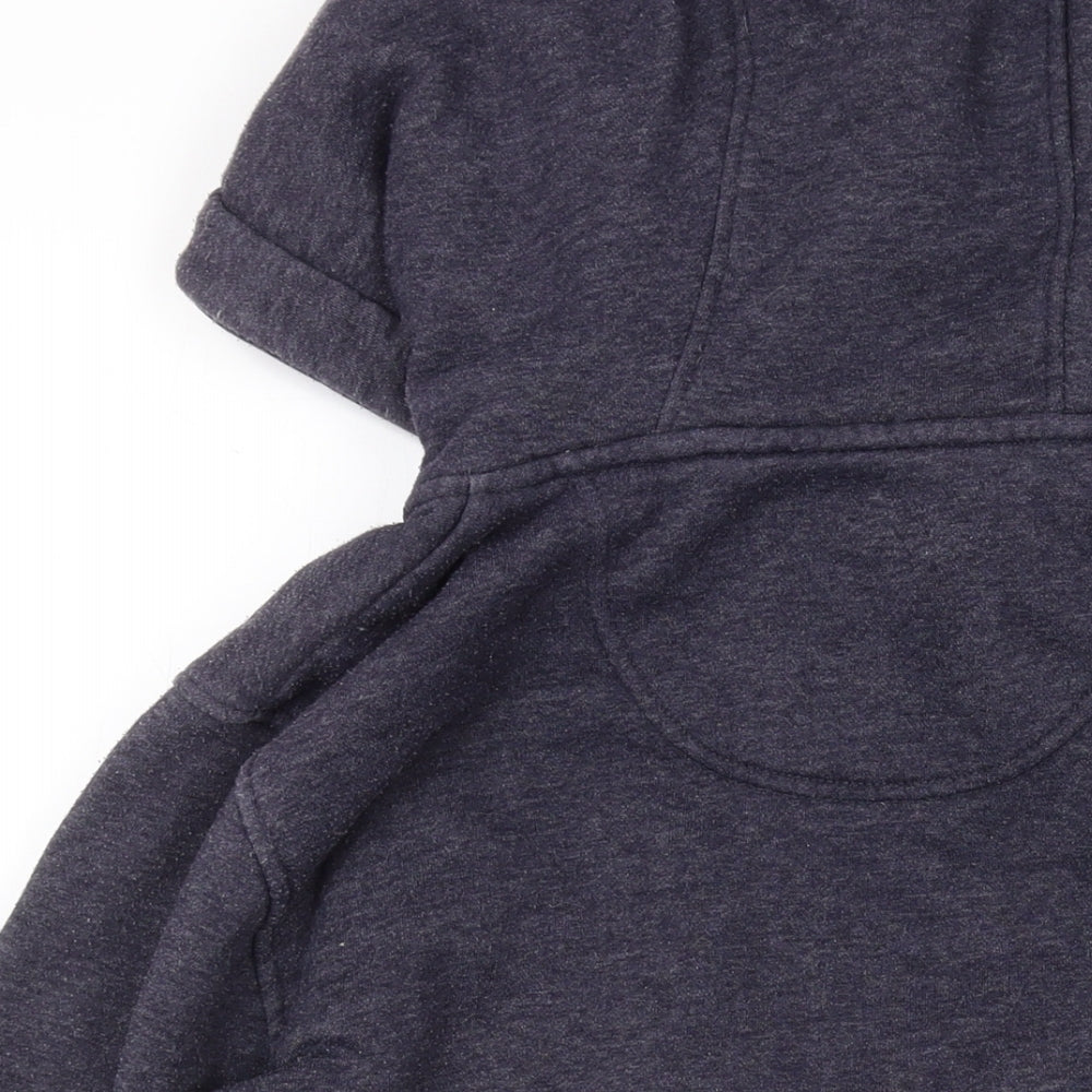 SoulCal&Co Mens Grey Cotton Full Zip Hoodie Size M