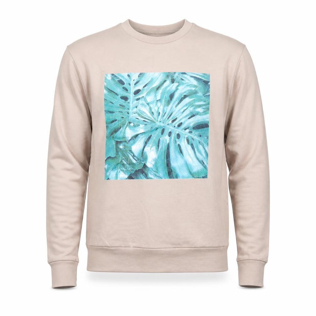 Front view of Topman men’s pink cotton pullover sweatshirt, size XS