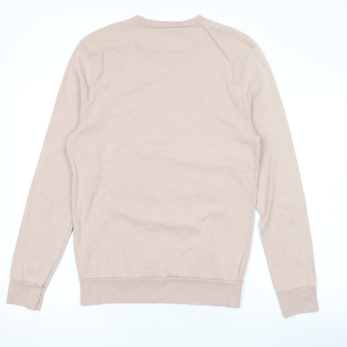 Topman Mens Pink Cotton Pullover Sweatshirt Size XS