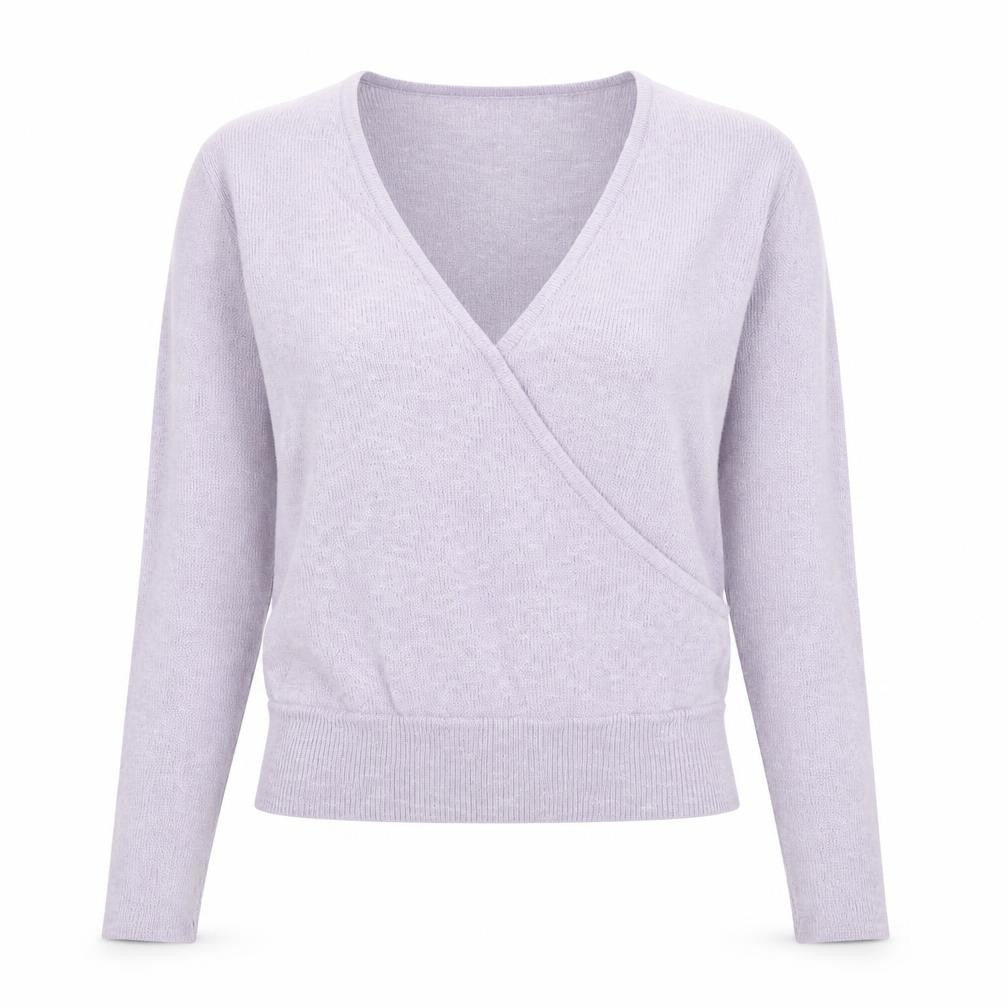 Madewell Womens Purple V-Neck Cotton Pullover Jumper Size XS
