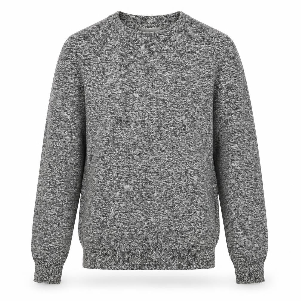 Divided by H&M Mens Grey Round Neck Cotton Pullover Jumper Size XS Long Sleeve