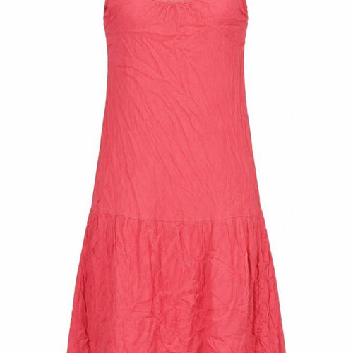 Marks and Spencer Womens Pink Viscose Slip Dress Size 6 Round Neck Pullover