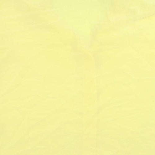 Planet Womens Yellow Polyester Basic Button-Up Size 8 Collared