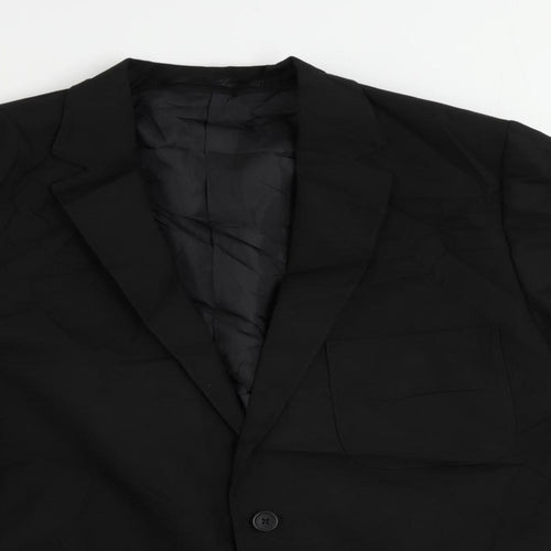 Marks and Spencer Boys Black Jacket Blazer Size 13-14 Years Button