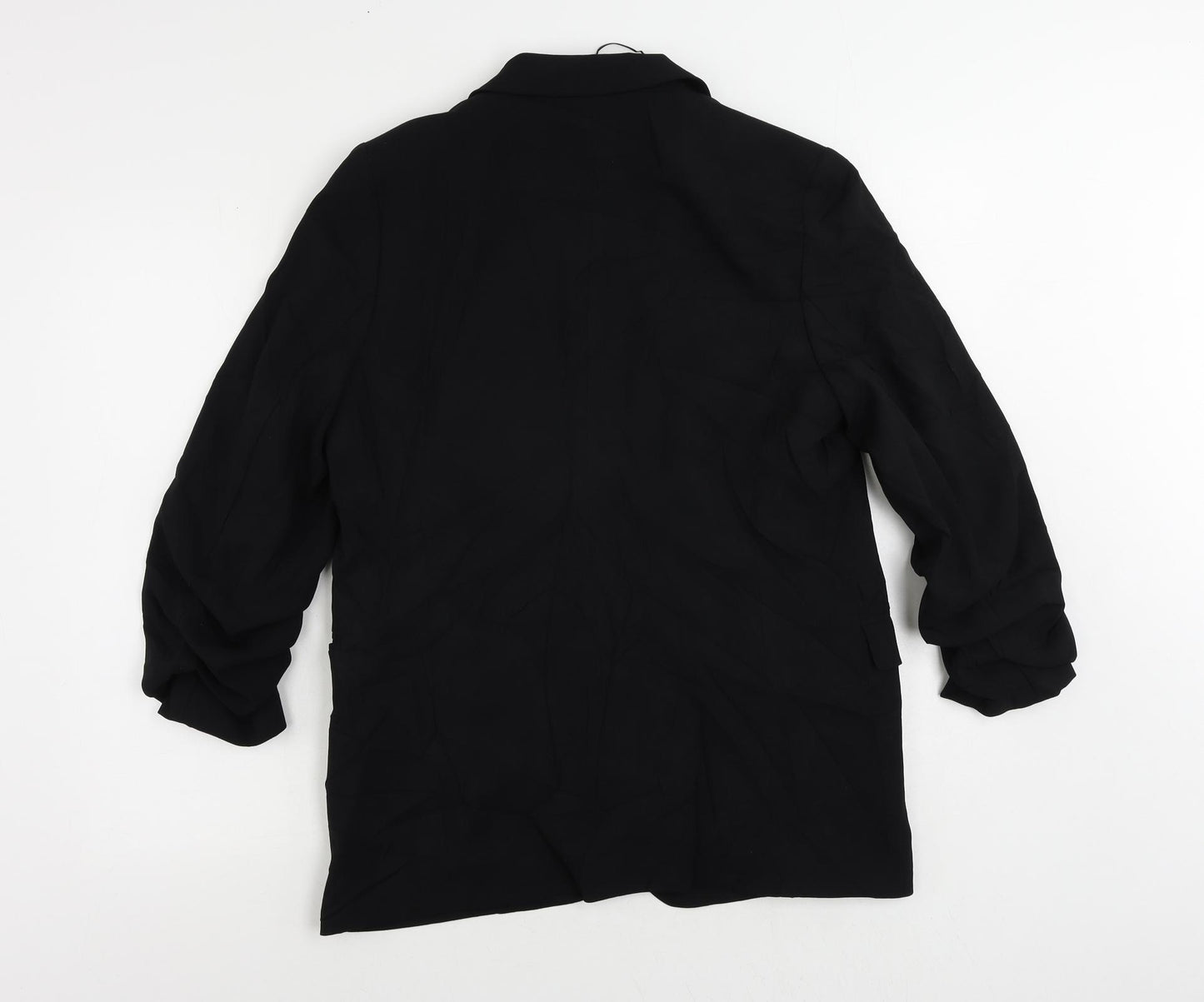 Marks and Spencer Womens Black Jacket Blazer Size 12 - Open