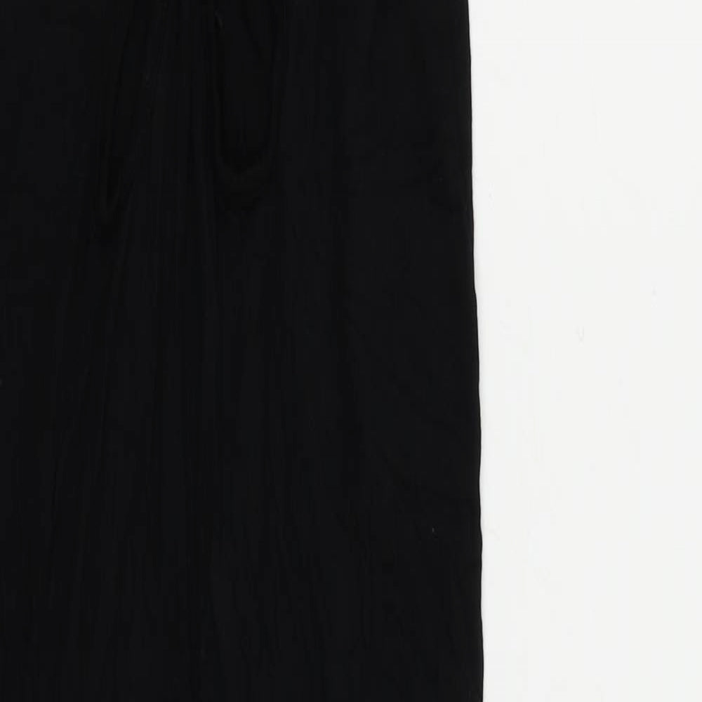 ASOS Womens Black Viscose Maxi Size 10 Sweetheart Pullover