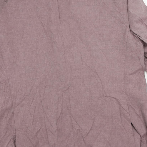 Marks and Spencer Mens Purple Polyester Jacket Suit Jacket Size 40 Regular