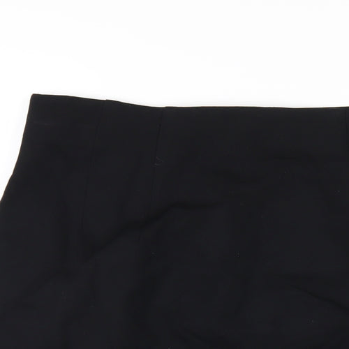 Marks and Spencer Womens Black Viscose Straight & Pencil Skirt Size 18