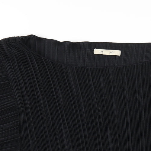 Madewell Womens Black Polyester Basic T-Shirt Size XL Round Neck
