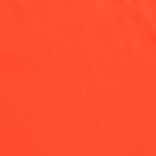 Marks and Spencer Womens Red Polyester A-Line Size 18 One Shoulder Zip