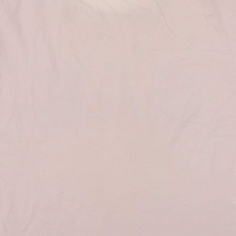 Gap Womens Pink Cotton Basic T-Shirt Size L Round Neck
