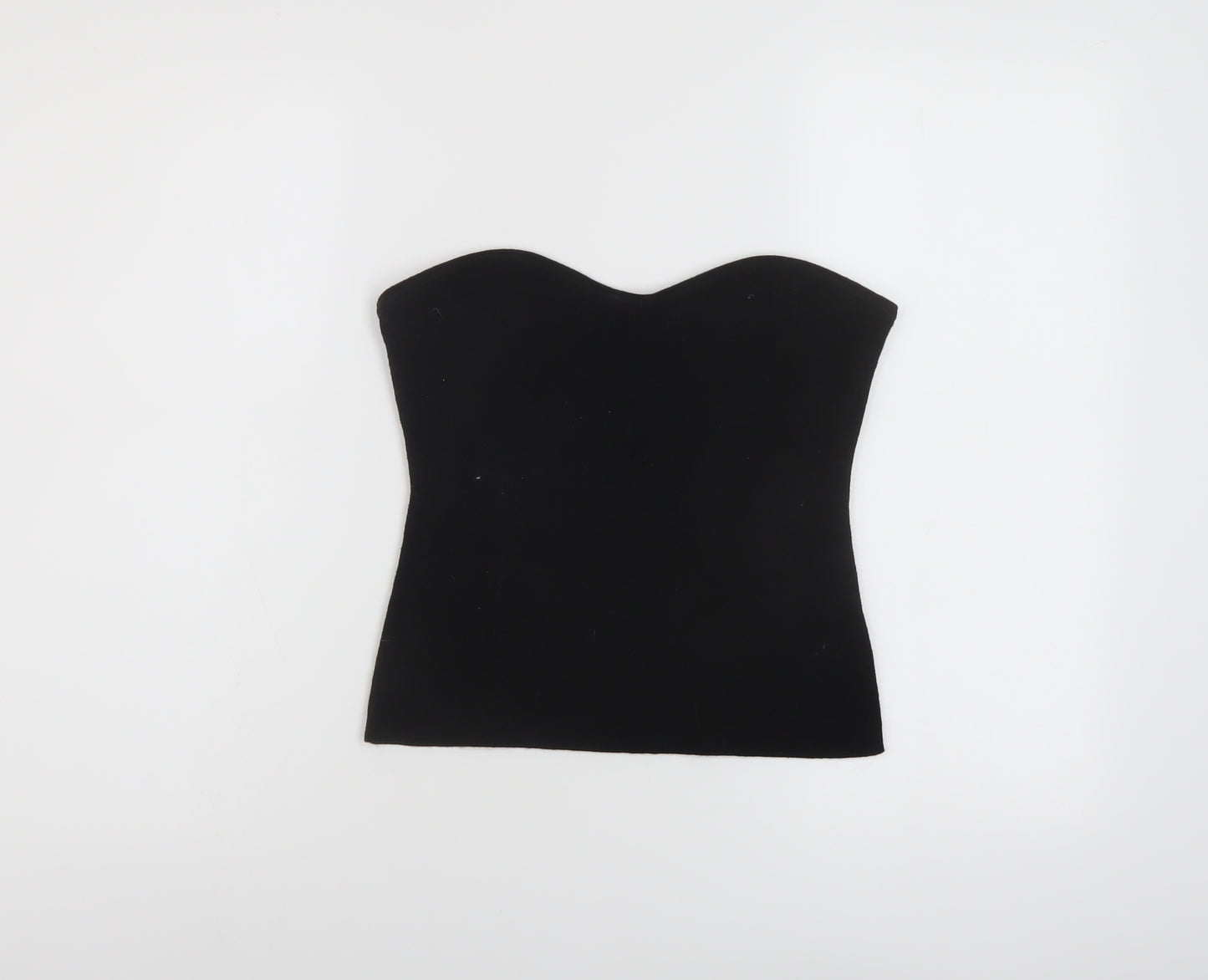 NEXT Womens Black Acrylic Basic Tank Size M Off the Shoulder