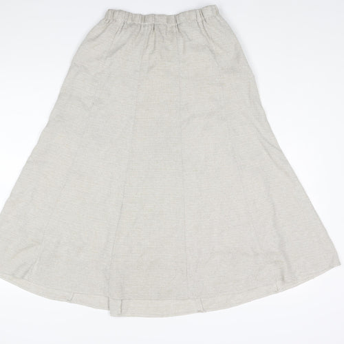 Cotswold Collections Womens Ivory Polyester A-Line Skirt Size 12