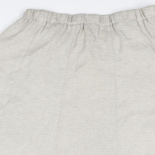 Cotswold Collections Womens Ivory Polyester A-Line Skirt Size 12