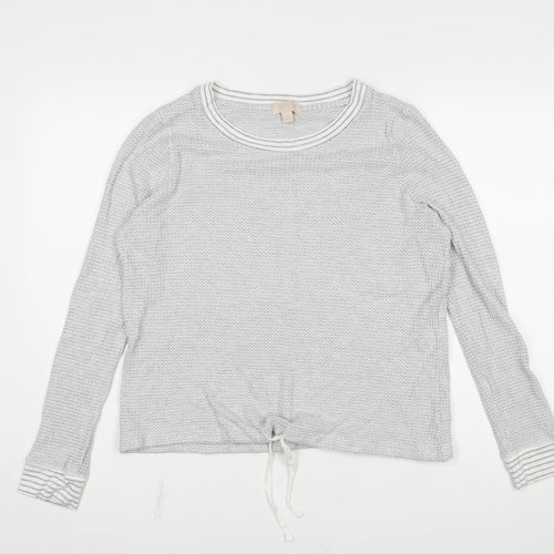 Gap Womens Grey Viscose Pullover Sweatshirt Size M Pullover - Drawstring Hem