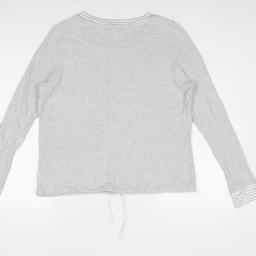 Gap Womens Grey Viscose Pullover Sweatshirt Size M Pullover - Drawstring Hem