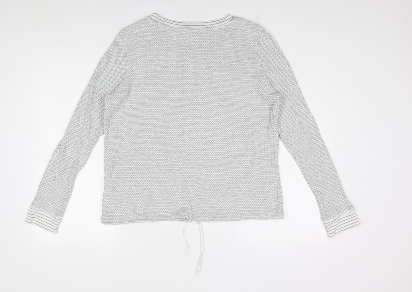 Gap Womens Grey Viscose Pullover Sweatshirt Size M Pullover - Drawstring Hem