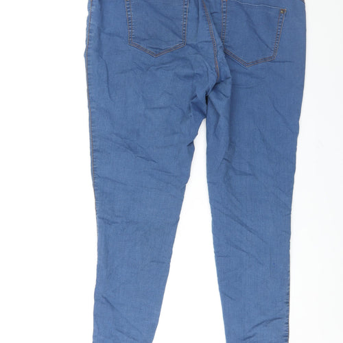 Denim & Co. Womens Blue Cotton Jegging Jeans Size 16 L31 in Regular
