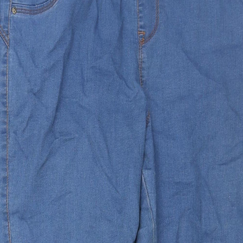 Denim & Co. Womens Blue Cotton Jegging Jeans Size 16 L31 in Regular