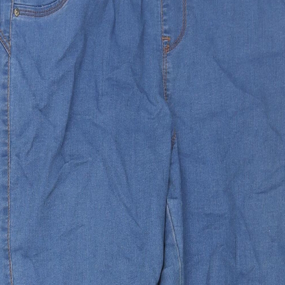Denim & Co. Womens Blue Cotton Jegging Jeans Size 16 L31 in Regular