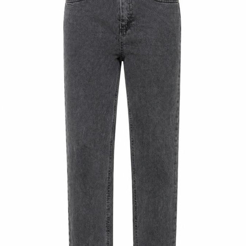 ASOS Womens Grey Cotton Mom Jeans Size 26 in L30 in Regular Zip