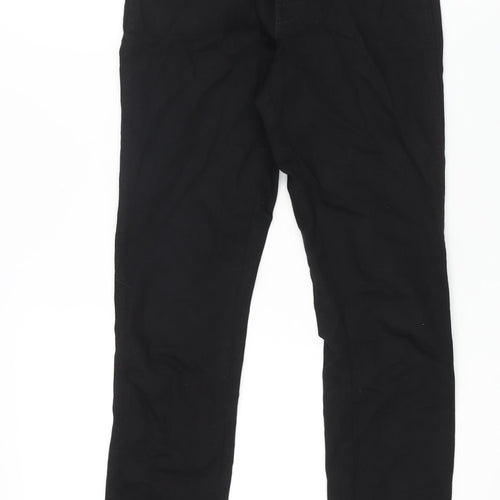H&M Womens Black Cotton Skinny Jeans Size 6 L26 in Regular Zip