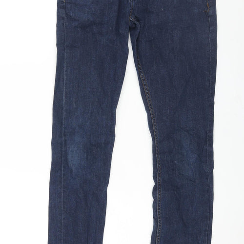 Denim & Co. Mens Blue Cotton Skinny Jeans Size 28 in L30 in Regular Zip